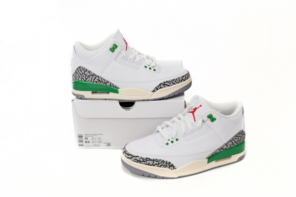 Retro 3 Lucky Green