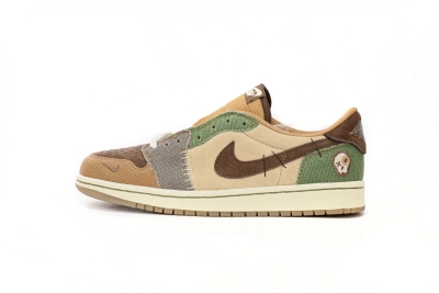 Jordan 1 Retro Low OG Zion Williamson Voodoo Reps Sneaker DZ7292-200 01