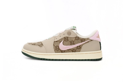 Air Jordan 1 Low Gucci Powder Reps Sneaker AV3918-398 01