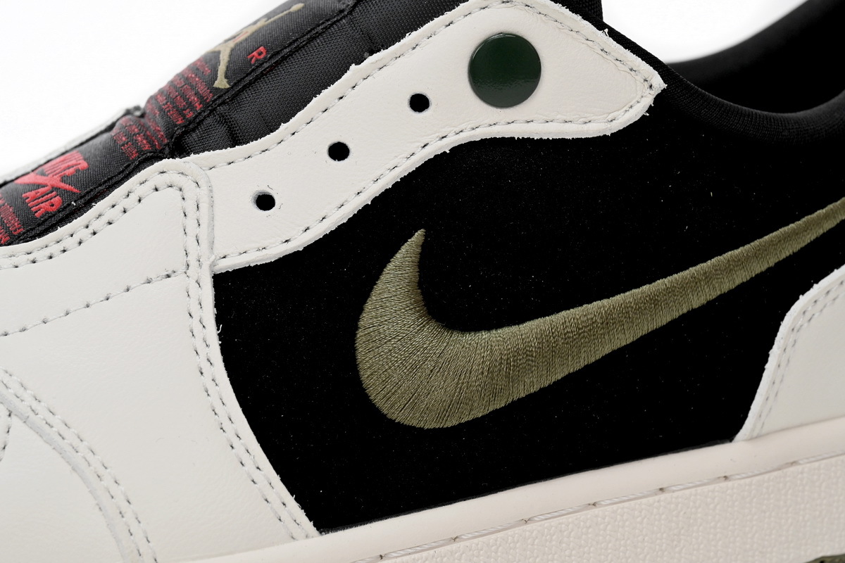 Air Jordan 1 Low Army Green 
