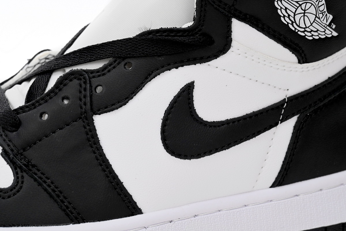 Black and White Jordan 1 High