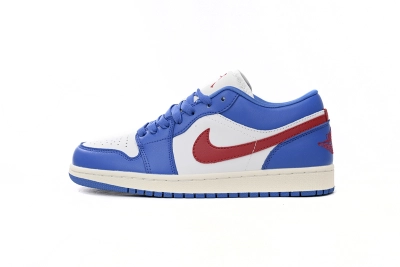 Blue And Red Jordan 1 Low Reps Sneaker DCO774-416  01