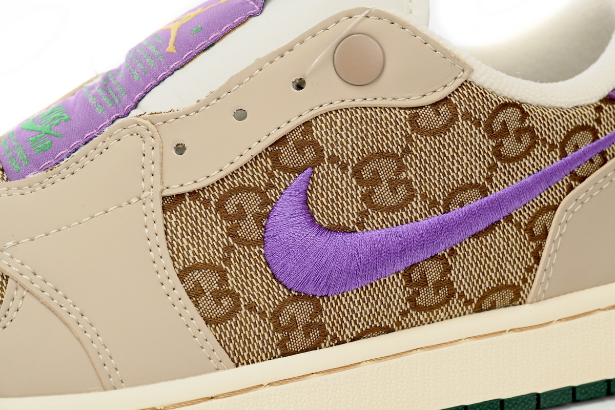  Air Jordan 1 Low Guchi Purple