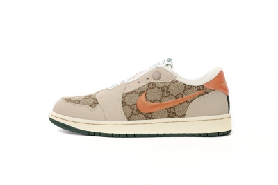 Air Jordan 1 Low Crushed Orange Reps Sneaker AV3918-678 01
