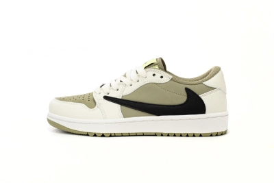 Jordan 1 Retro Low Golf Travis Scott Neutral Olive Reps Sneaker FZ3124-200 01