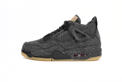 Jordan 4 Black Denim Reps Sneakers AQ9103-001 01