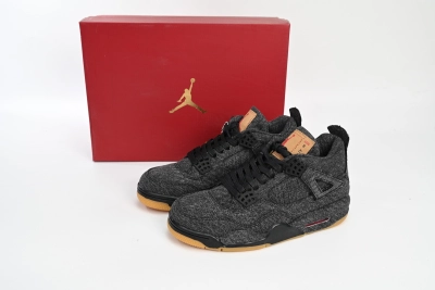 Jordan 4 Black Denim Reps Sneakers AQ9103-001 02