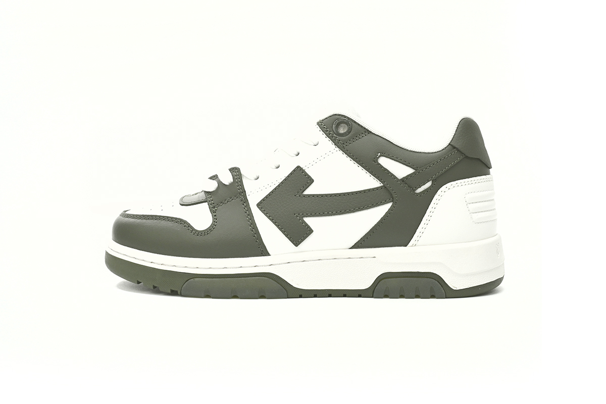 Off White Out Of Office Military Green White 