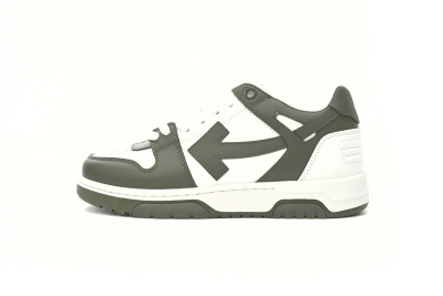 Off White Out Of Office Military Green White Reps Sneaker  OLIA18 9S23LEA00 15901 01
