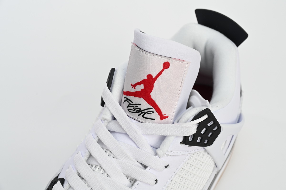 Air Jordan 4 White Black