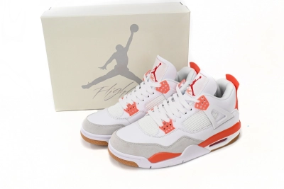 Air Jordan 4 White Orange Reps Sneaker DR5415-108 02