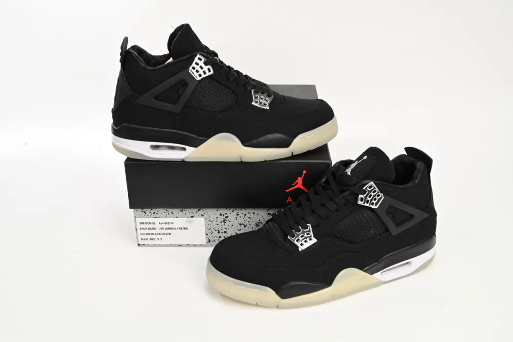 Jordan 4 Eminem Black Chrome