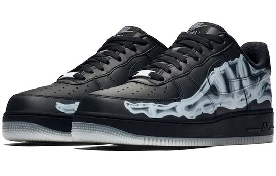Air Force 1 Skeleton Black