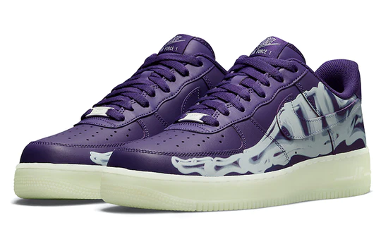 AF1 Skeleton Purple
