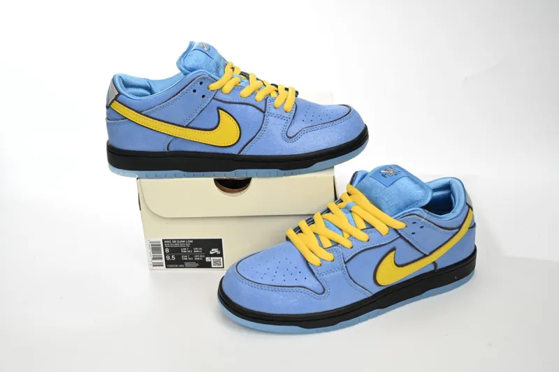 The Powerpuff Girls x Dunk Low Pro SB QS 'Bubbles' Reps Sneaker FZ8320-400