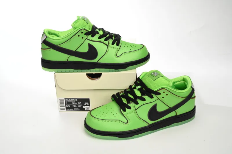 The Powerpuff Girls x Dunk Low Pro SB QS 'Buttercup' Reps Sneaker FZ8319-300