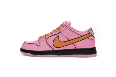 The Powerpuff Girls x Dunk Low Pro SB QS 'Blossom' Reps Sneaker FD2631-600 01