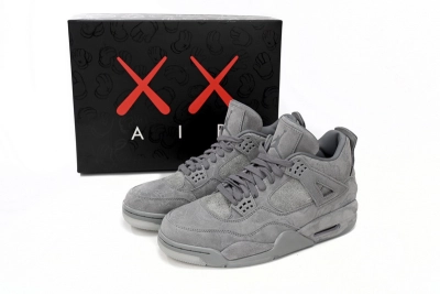 Kaws x Air Jordan 4 Retro Cool Grey Reps Sneakers 930155-003 02
