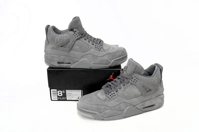 jordan 4 retro kaws cool grey
