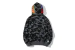 BAPE Color Camo Shark Zip Hoodie Black 0039 100000106SFZH BLAC