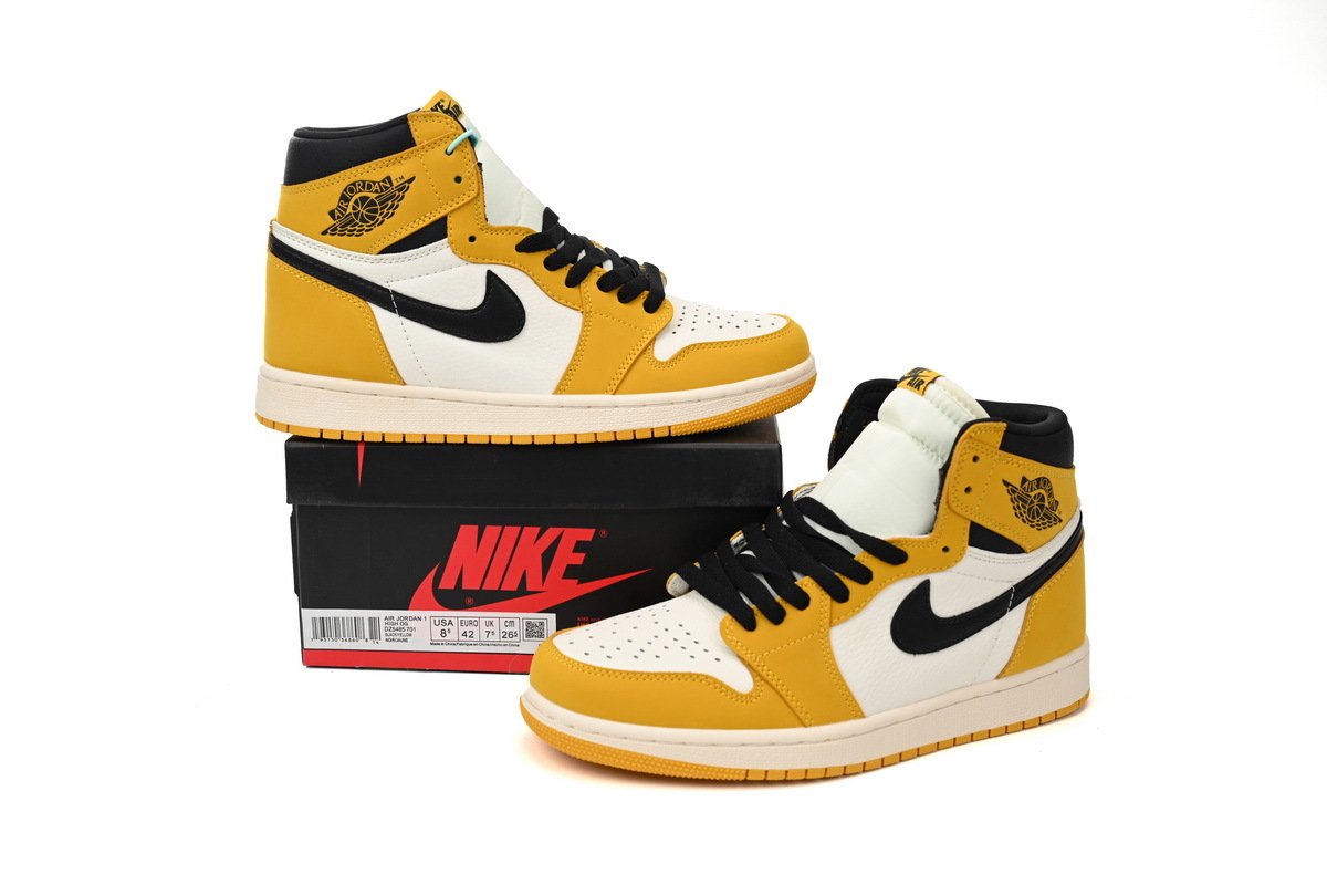 Jordan 1 Retro High Yellow Ochre Reps Sneaker DZ5485-701