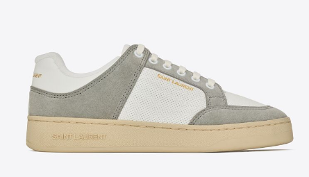 Sl/61 Sneakers In Leather And Suede Saint Lauren