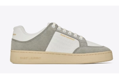 Sl/61 Sneakers In Leather And Suede Saint Lauren 01