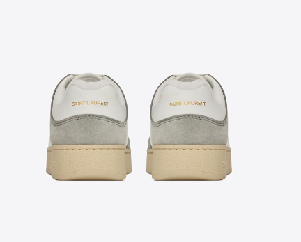 Sl/61 Sneakers In Leather And Suede Saint Lauren