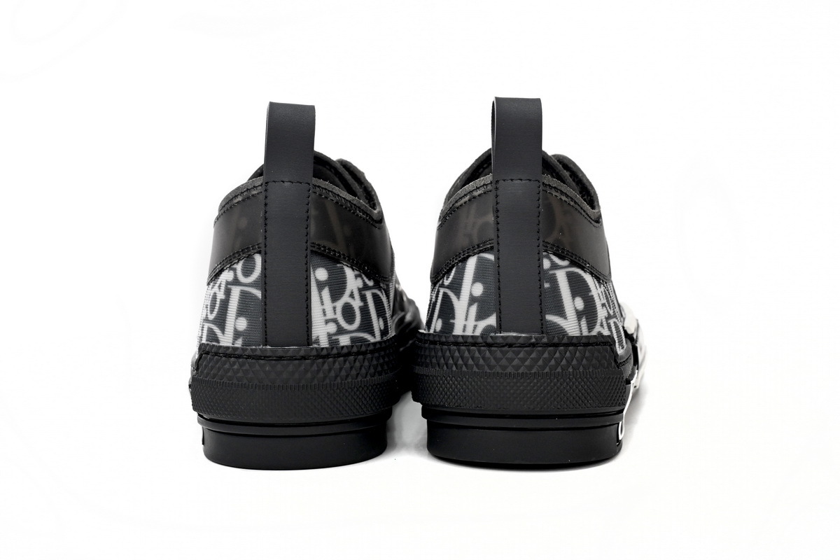 Rsnow Dior B23 Low Top Canvas Oblique Black 3SN249YJP_H960