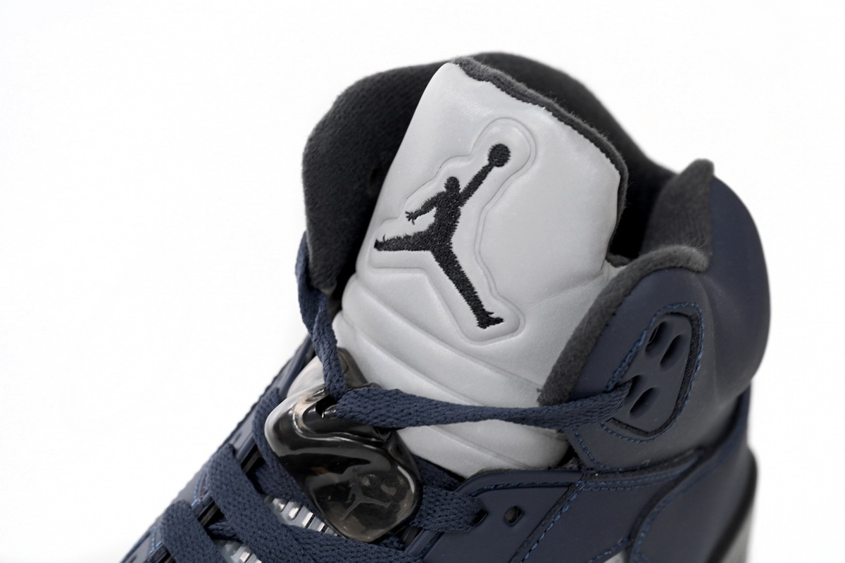 Navy Blue 5 Jordans