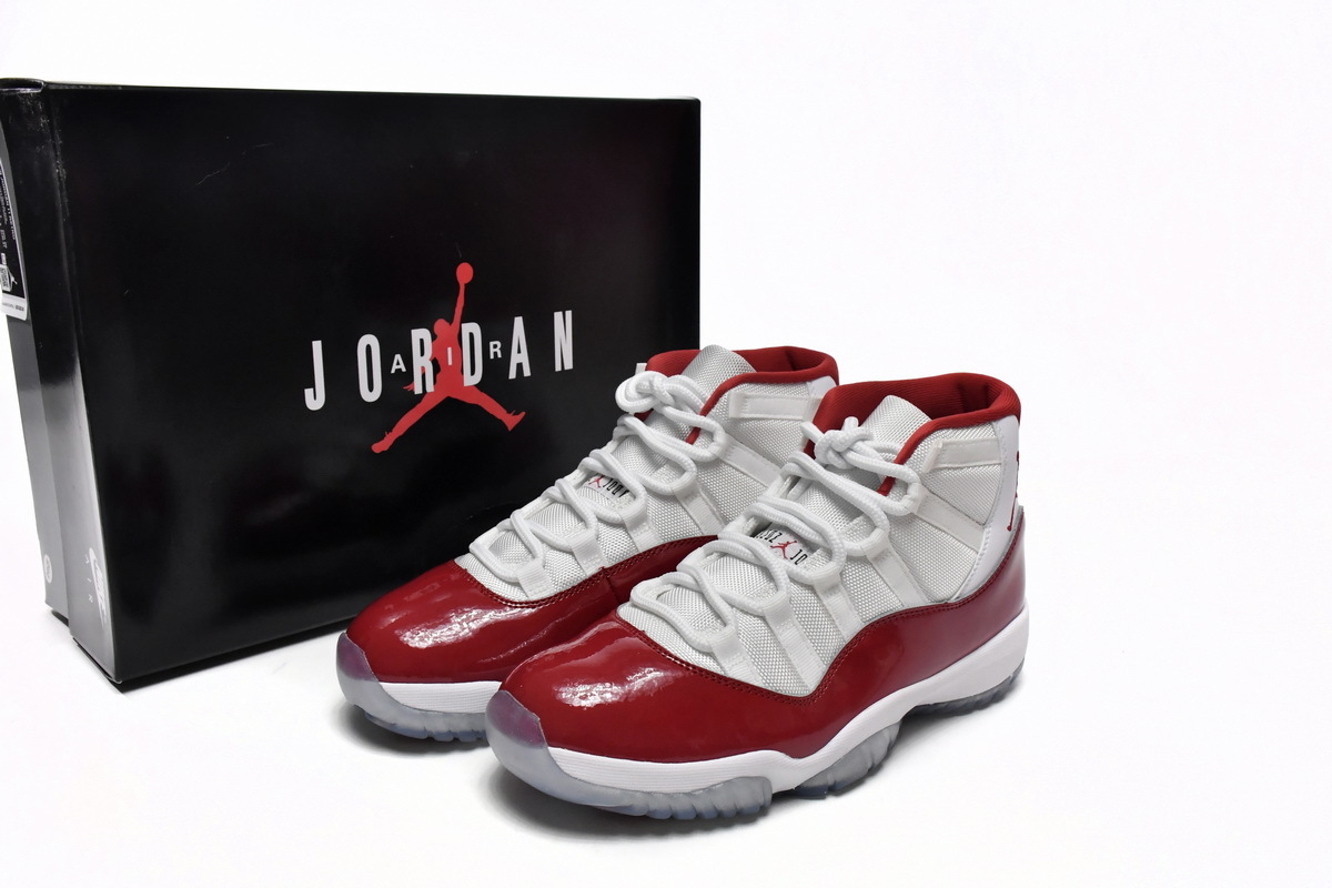 Red And White Jordans 11