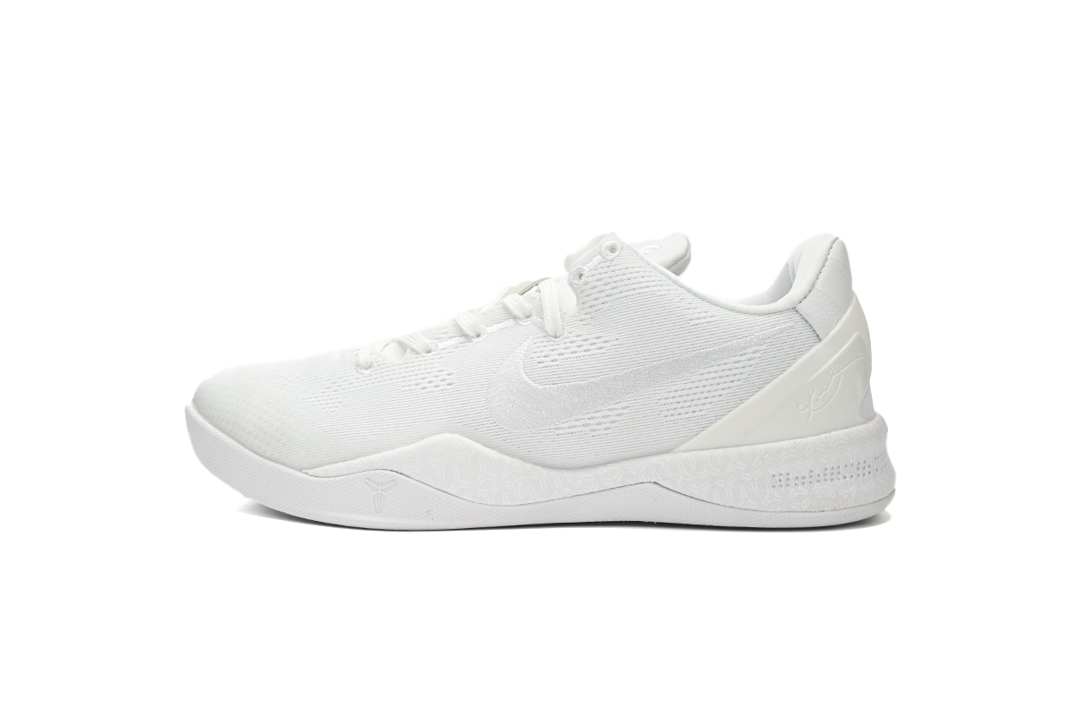 kobe 8 triple white
