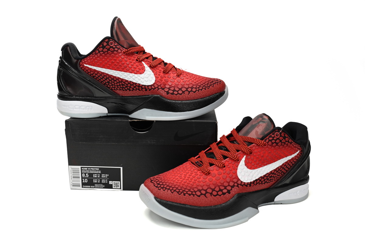 Kobe 6 Red Black