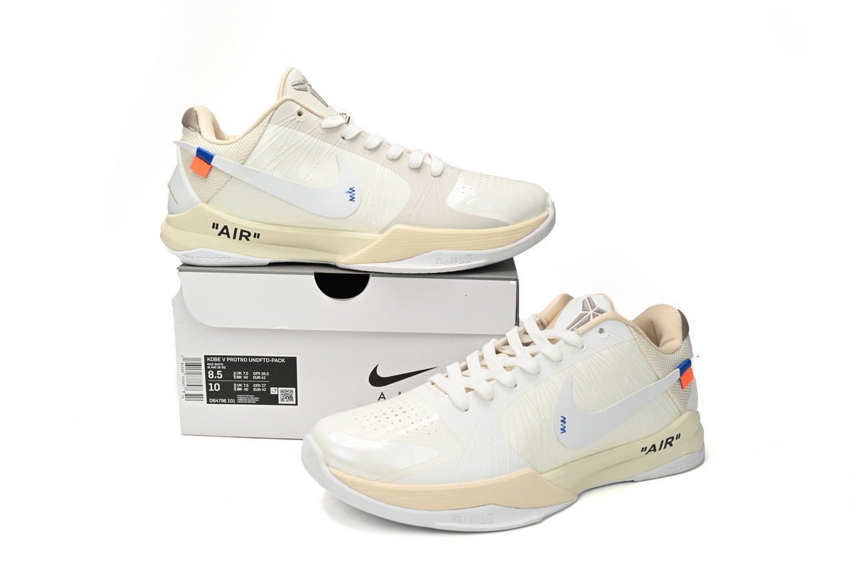Rsnow Off White x Nike Zoom Kobe 5 'STY CUSTOM' DB4796-101