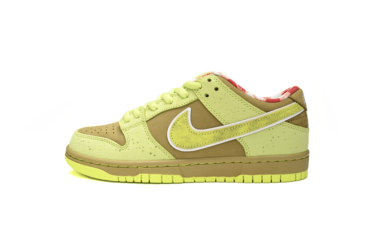 Rsnow CONCEPTS × Nike Dunk SB Fluorescent Yellow Lobster BV1310-566