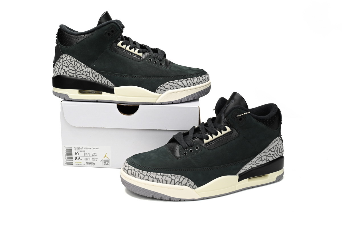 Rsnow Jordan 3 Retro Off Noir CK9246-001