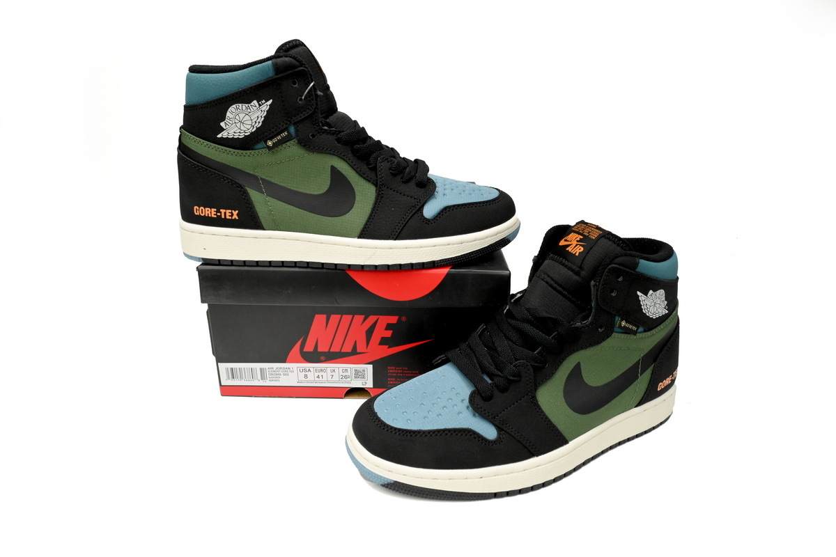 Rsnow Air Jordan 1 High Element GORE-TEX Black Olive DB2889-003