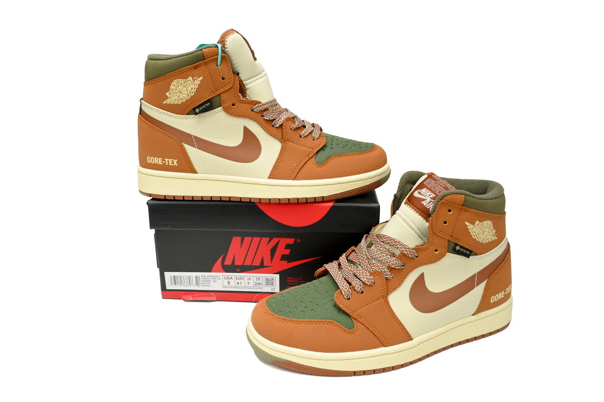 Rsnow Air Jordan 1 Element Gore-Tex Brown Olive DB2889-102