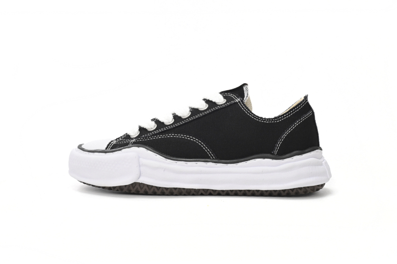 maison mihara yasuhiro peterson og sole canvas low black