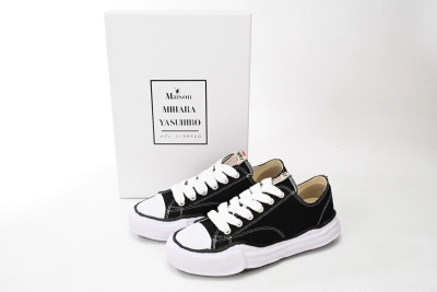 Rsnow Maison Mihara Yasuhiro Peterson OG Sole Canvas Low Black NO.722 A01FW702 02