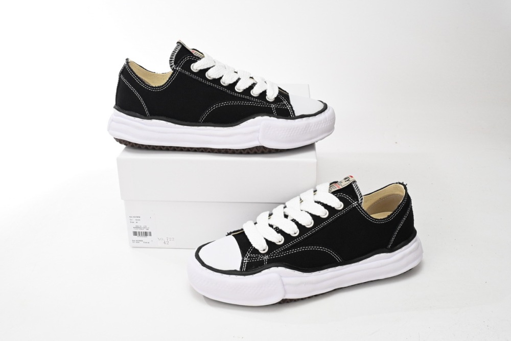 Rsnow Maison Mihara Yasuhiro Peterson OG Sole Canvas Low Black A01FW702