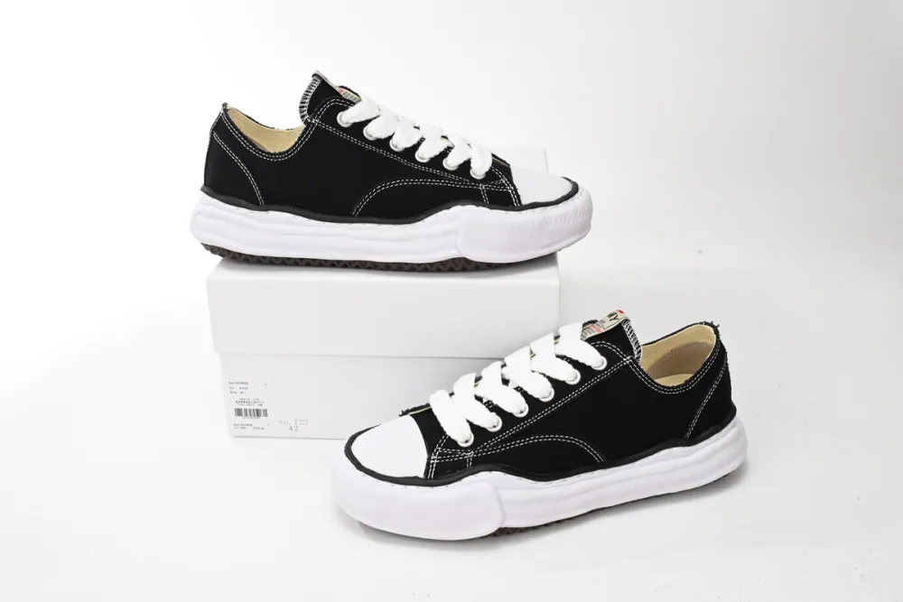 Rsnow Maison Mihara Yasuhiro Peterson OG Sole Canvas Low Black A01FW702
