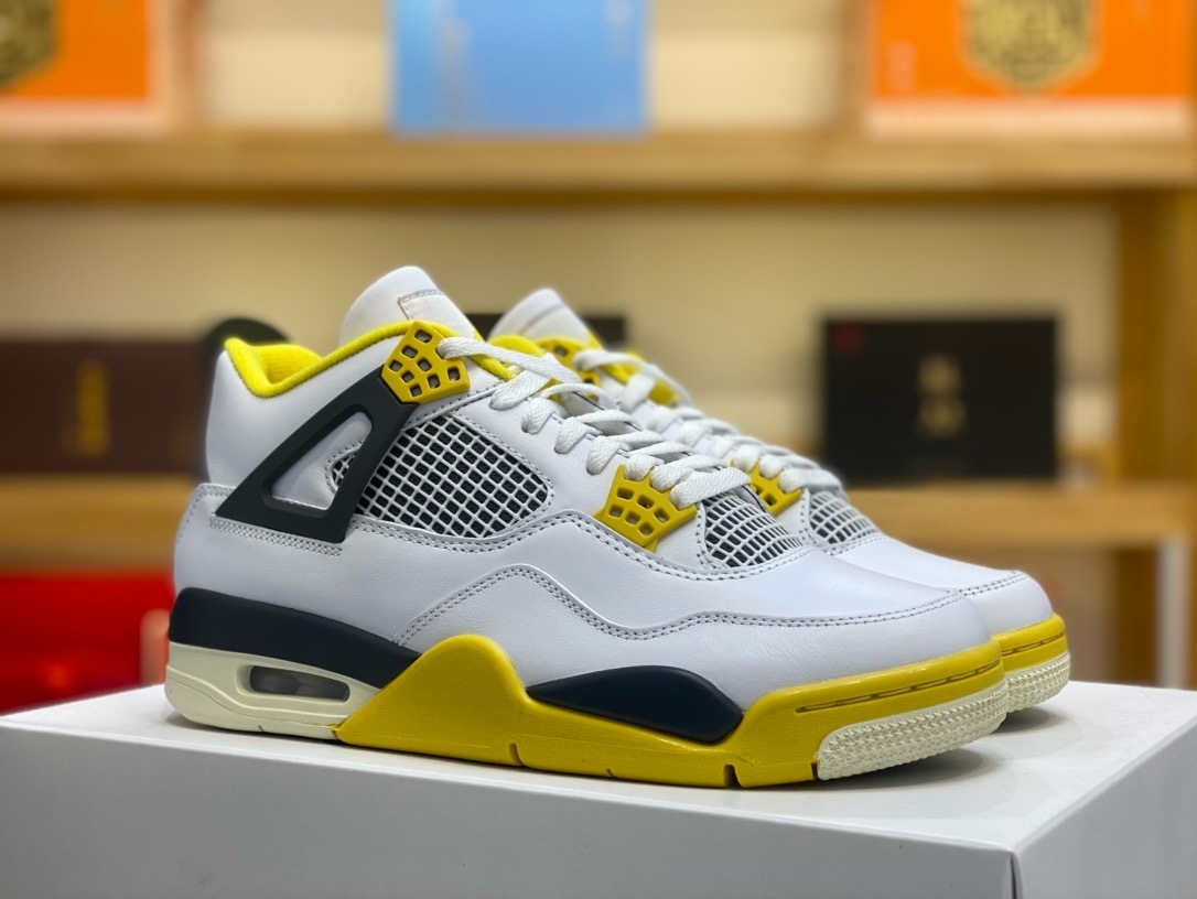 Rsnow Air Jordan 4 Vivid Sulfur AQ9129-101 