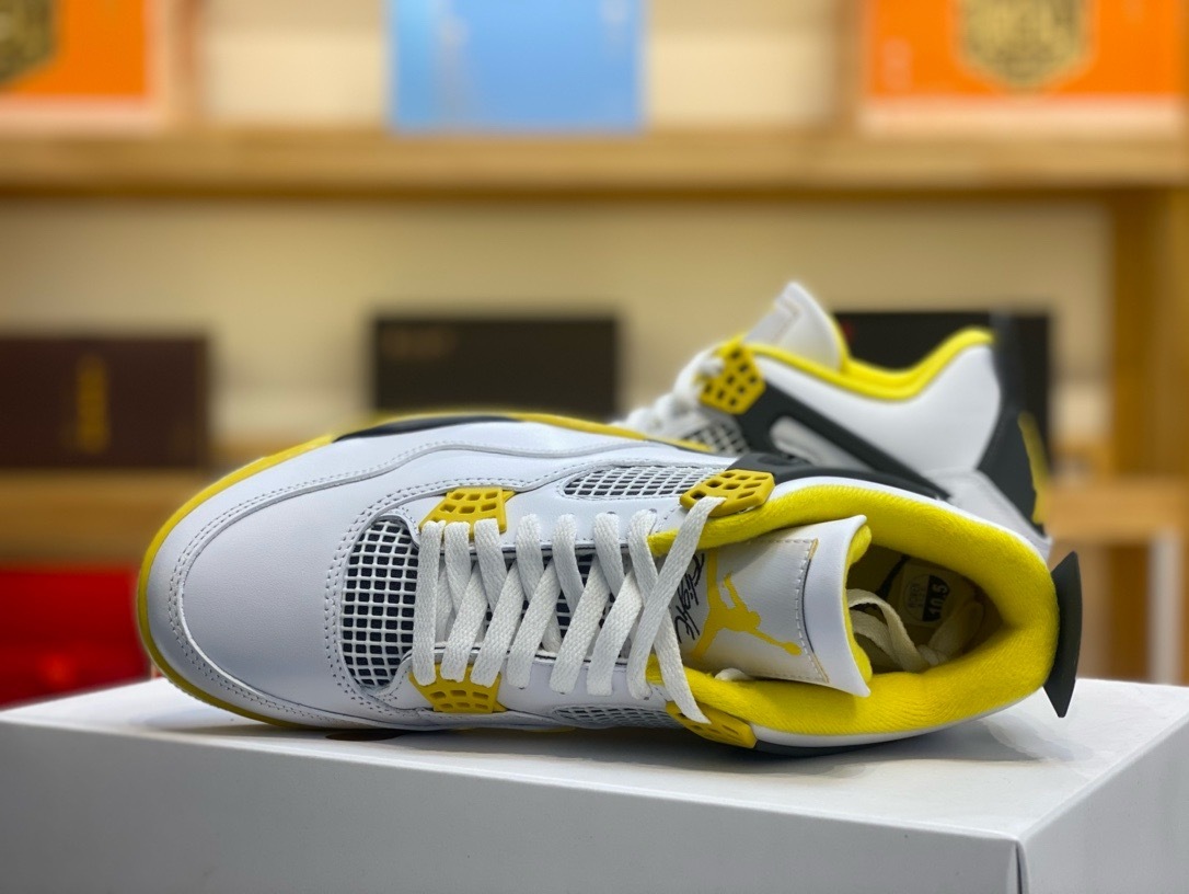 Rsnow Air Jordan 4 Vivid Sulfur AQ9129-101 