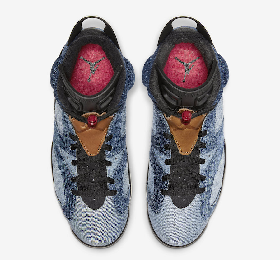 Air Jordan 6 Retro Washed Denim Fake
