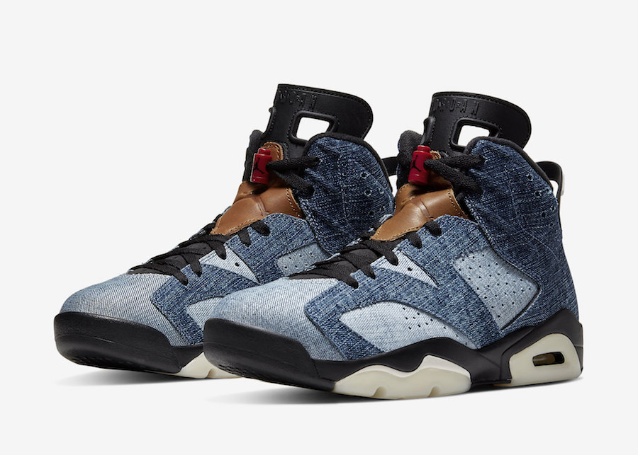 Reps Air Jordan 6 Retro Washed Denim