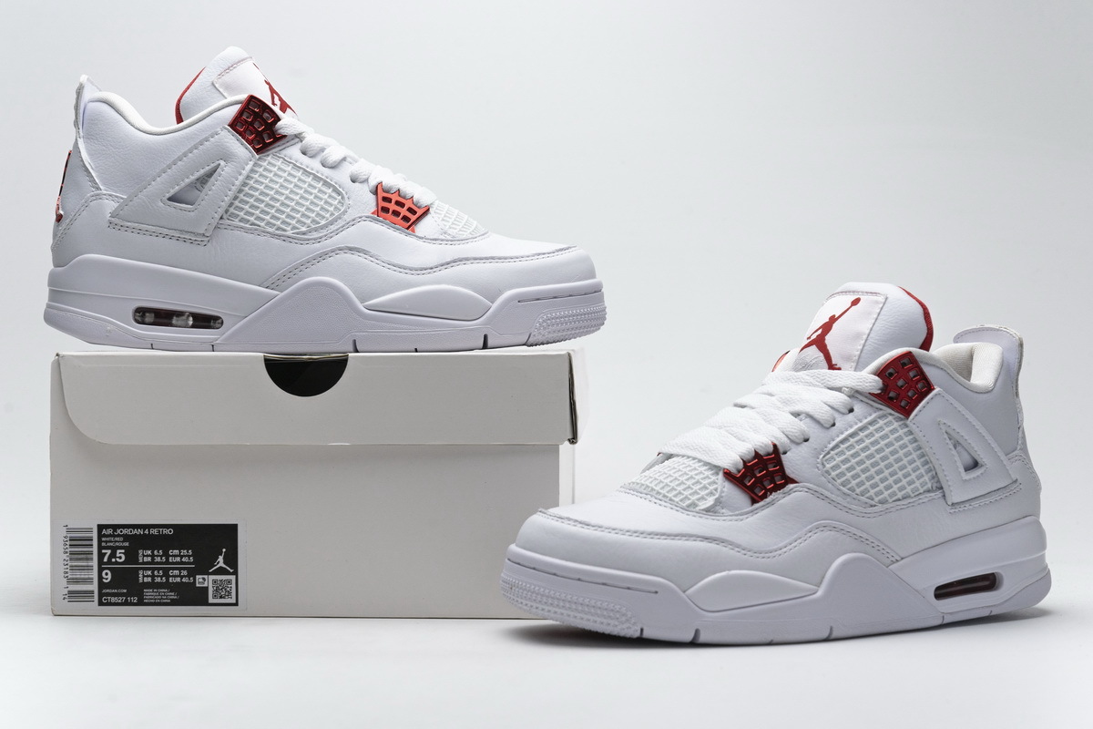 Metallic Red Jordan 4 Reps