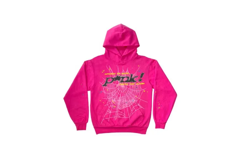 Sp5der P*NK Hoodie Pink