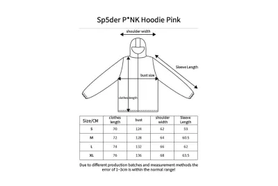Sp5der P*NK Hoodie Pink 02