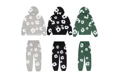 Combo Sale for Denim Tears The Cotton Wreath Sweatshirt and Sweatpants 01